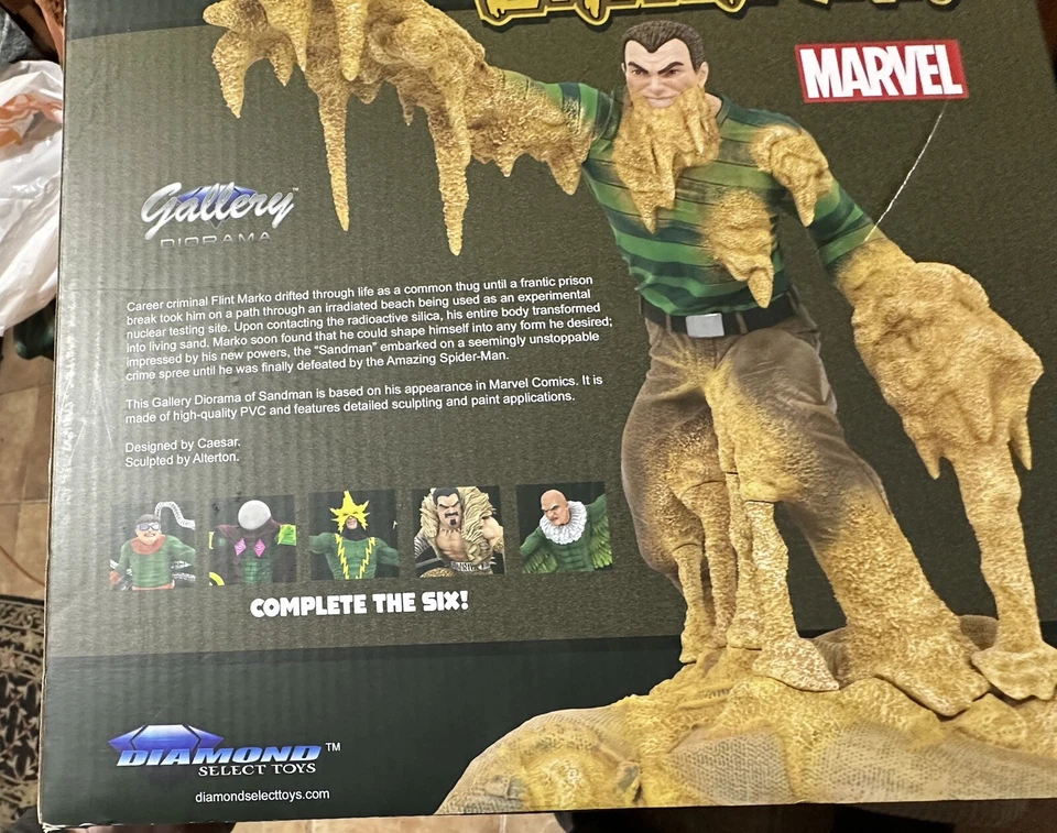 Sandman PVC Galería Diorama Diamond Select Toys Marvel (SELLADO) Nº Foto 2 de 4