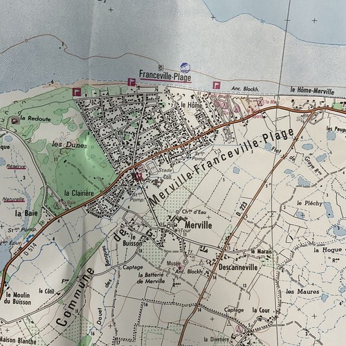 Dives-Sur-Mer Cabourg 1612 E IGN 1991 Travel Road Map - Picture 22 of 24