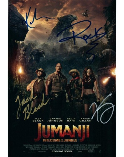 Dwayne Johnson Gillan Black Hart signed 8x10 Foto Bild handsigniert mit COA