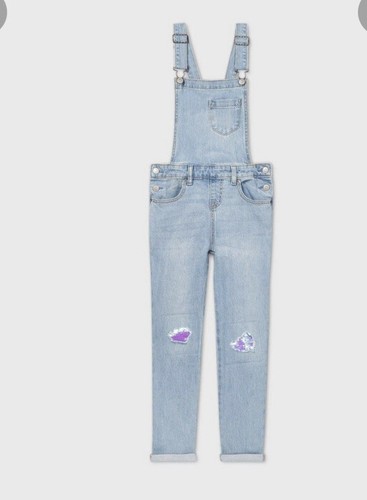 Cat And Jack Girls Denim Jean Overalls 