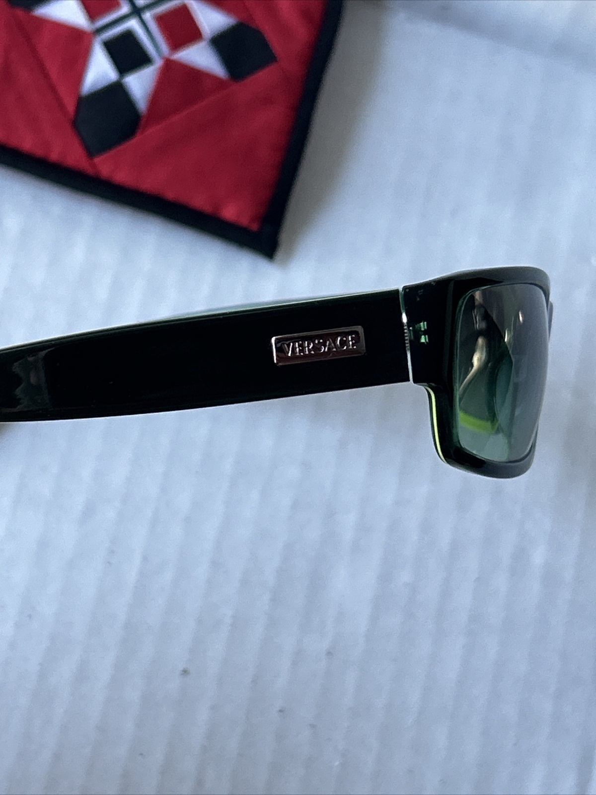 Versace MOD 4026 Rectangle Green Frame Women’s Su… - image 7