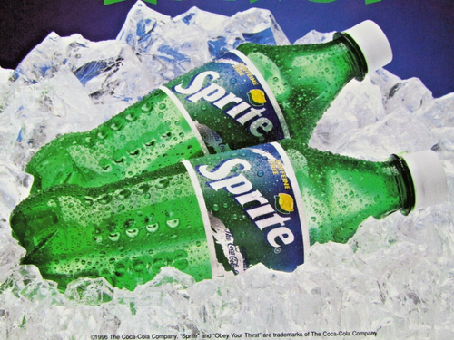1994 Sprite Vintage Obey Your Thirst Original Print Ad 8,5 x 11" - Bild 2 von 2