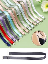3 Pairs Womens Nonslip Adjustable Underwear Holder Band Bra Shoulder Strap  