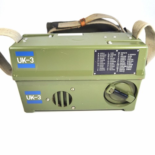 Dispositivo de mecanografía militar yugoslavo genuino sistema de comunicación de trinchera completo - Imagen 7 de 24