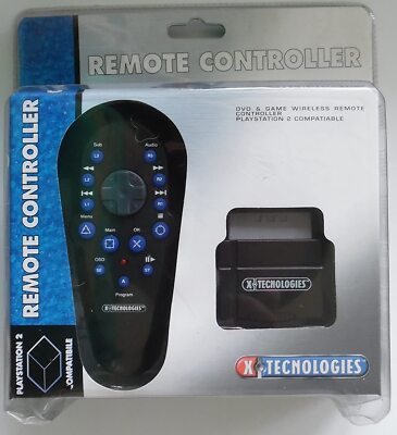 X Technologies Playstation 2 Compatable DVD Remote Control 2007 NEW