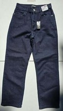 NWT EXPRESS Size 4R Women's Cropped Straight High Rise Jeans Dark Blue