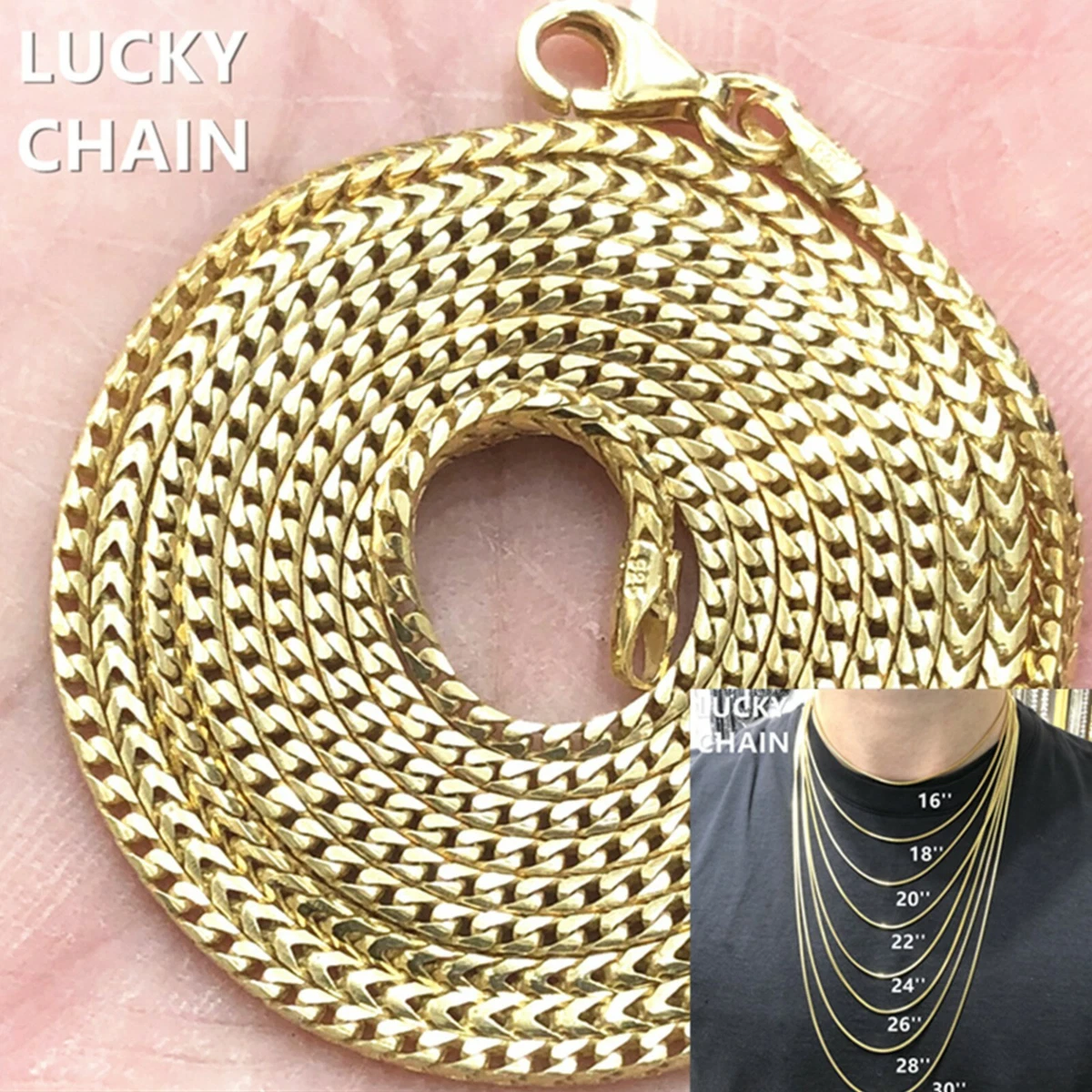  Titanium 4MM Curb Chain Link Necklace 16: Clothing, Shoes &  Jewelry