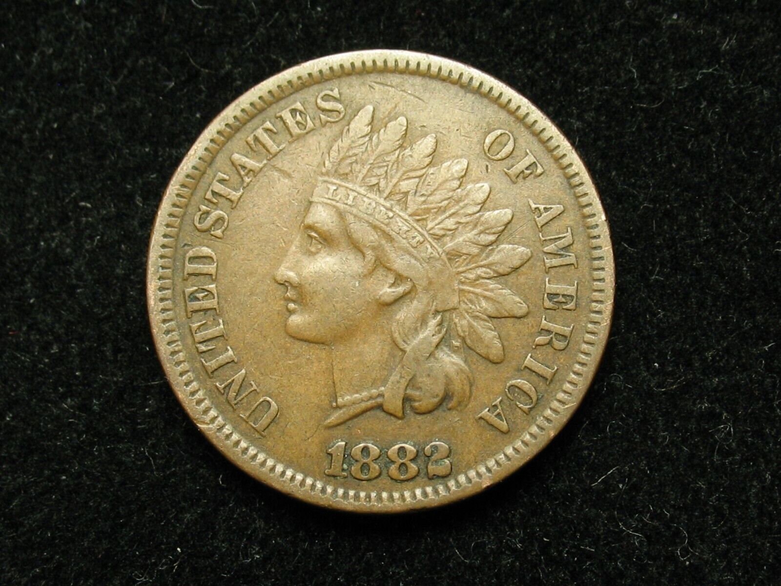 SUMMER SALE!!  XF 1882 INDIAN HEAD CENT PENNY w/FULL LIBERTY & D