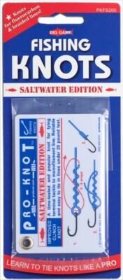 Carte Nodi Di Pesca Pro-Knot PKFS200 &ndash; Impermeabili Per Acqua Salata &ndash; Impara I Nodi Velocemente