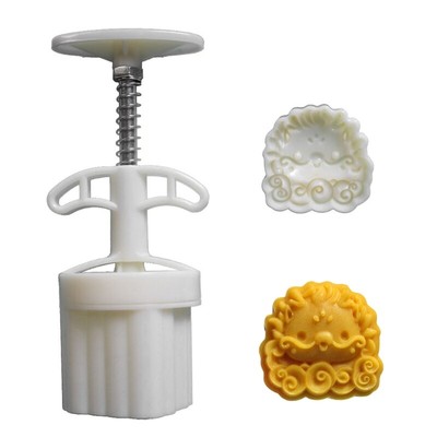 MidAutumn Festival Moon Cake Maker Dragon Pattern Moon Cake Molds Cookie Stamps
