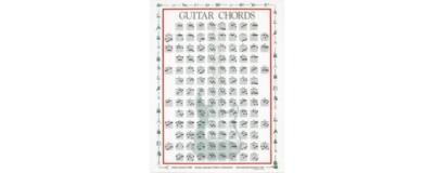 Walrus Productions 1056 8.5'' x 11'' Laminated Guitar Chord Chart