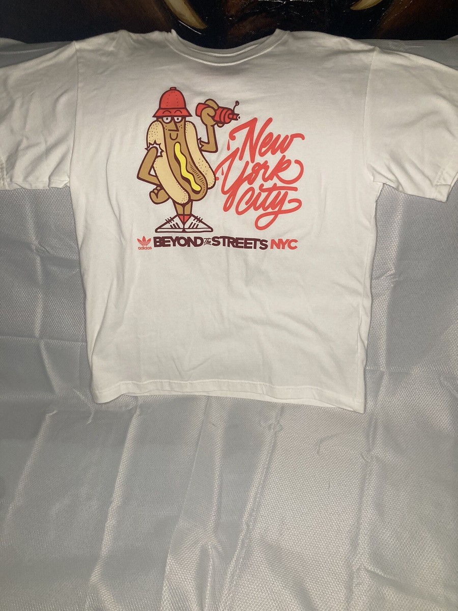 RARE ADIDAS BEYOND THE STREETS NYC 2019 MENS T-SHIRT SIZE L