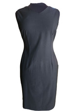 Old Navy Women's Classic Little Black Sleeveless V-Neck Stretch Dress Size 6