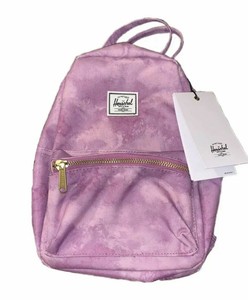 herschel pink mini backpack