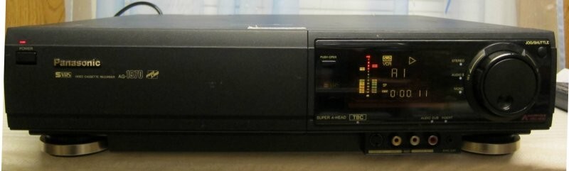 Panasonic AG-1970 VHS SVHS Super VHS Player Deck PRO Editing TBC