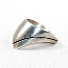 CALVIN KLEIN DESIGNER RING 925 SILBER EXTRAVAGANTES DESIGN Ø 17 mm MODERNIST