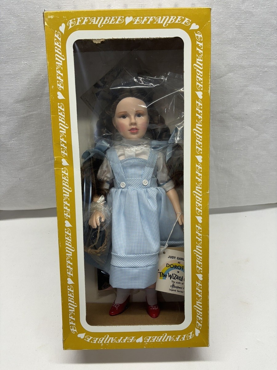 Effanbee Judy Garland Dorothy In The Wizard Of Oz Vintage Doll 1984 Toto  Tags