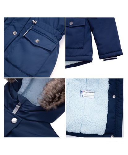 Rokka&Rolla Girls' Water-Resistant Sherpa Fleece Lined Parka Coat - Picture 17 of 29