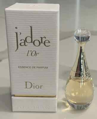 J'adore L'Or By Dior Essence De Parfum Mini 3.5mL 0.12oz Dab Bottle New in Box
