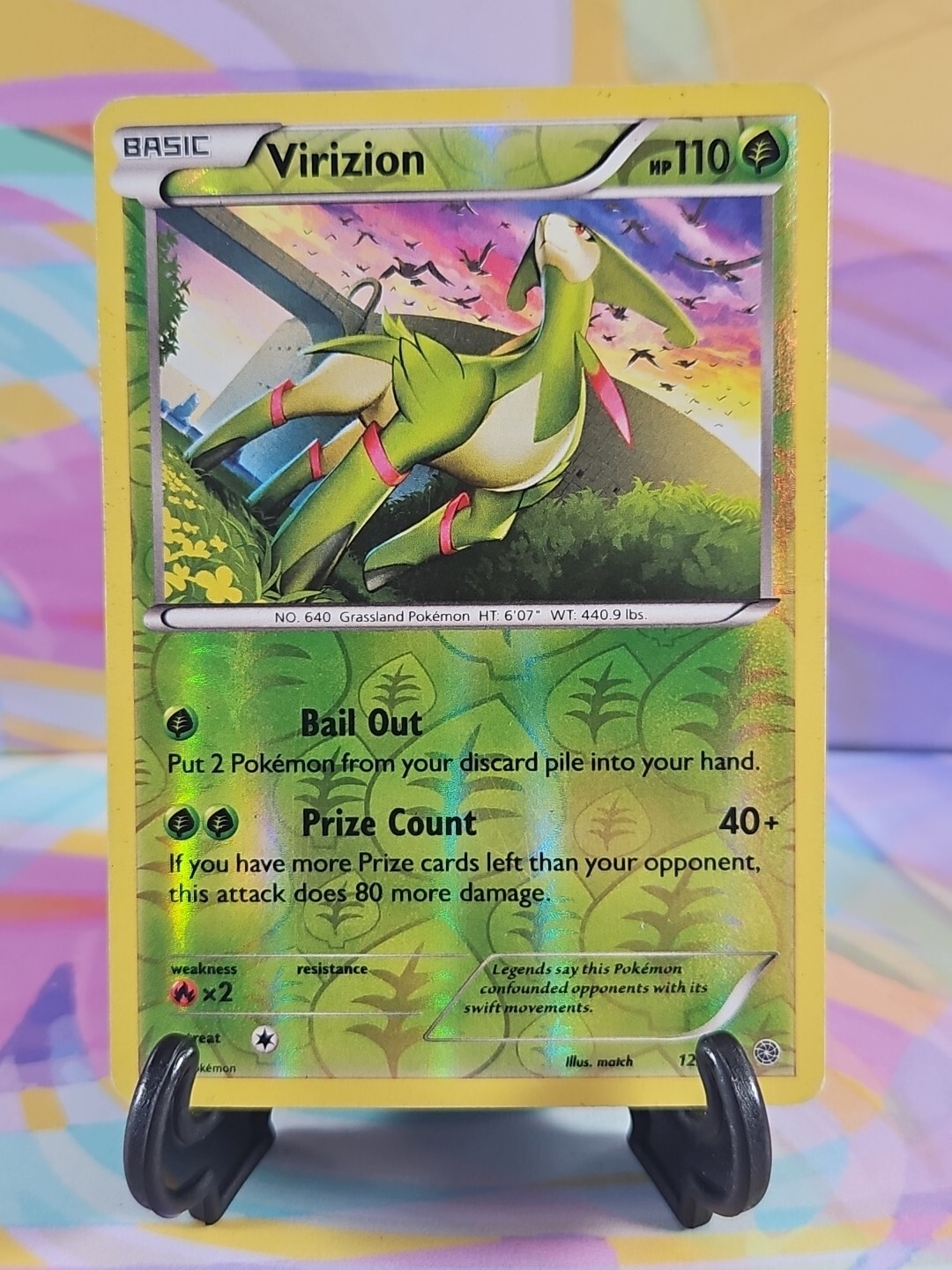 Pokemon TCG Ancient Origins Card | Virizion Reverse Holo 12/98 Rare