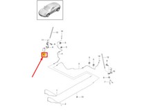 PORSCHE 718 CAYMAN 982 BREMSLEITUNG HINTEN RECHTS 98135558204 NEU ORIGINAL