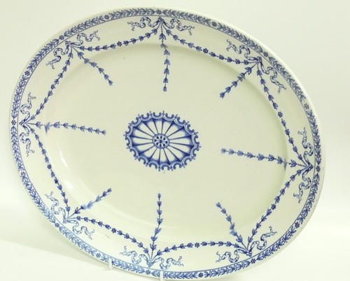 Antique 1926s Adams Adderleys LTD Large Serving Platter Plate - 第 2/4 張圖片