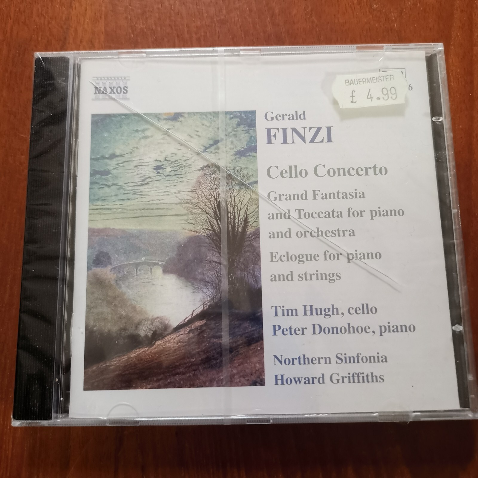 Finzi: Cello Concerto; Grand Fantasia & Toccata; Eclogue NEW & SEALED
