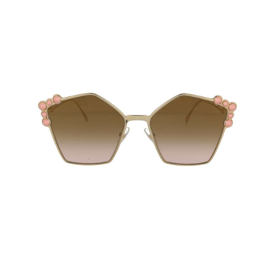 Fendi FF 0261/S 00053 Gold/ Brown Pink Gradient Lens 