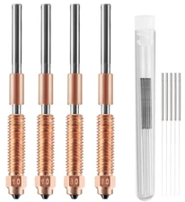 K1C/Ender 3 V3 Nozzle: Ender 3 V3 Plus Nozzle Kit 0.4/0.6/0.8mm with Cleaning Ne