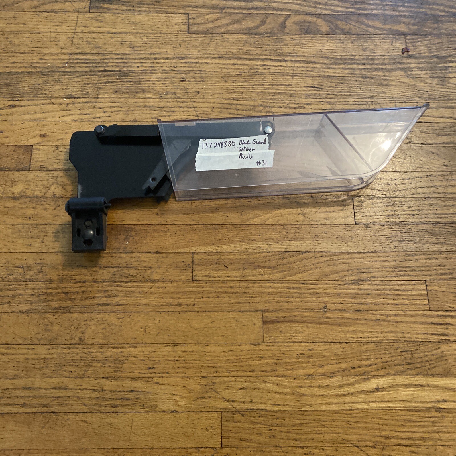 Craftsman 10” Table Saw Model 137.248880 Blade Guard Splitter Kerf Pawls BG 31 eBay