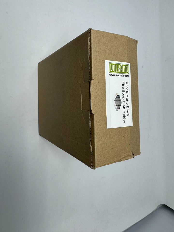 Soporte para jabonera ICO BATH V5515 Volkano Fire - negro mate Foto 3 de 4