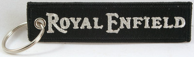Royal Enfield Embroidered Key Chain, Cafe Racer Motorcycle key fob