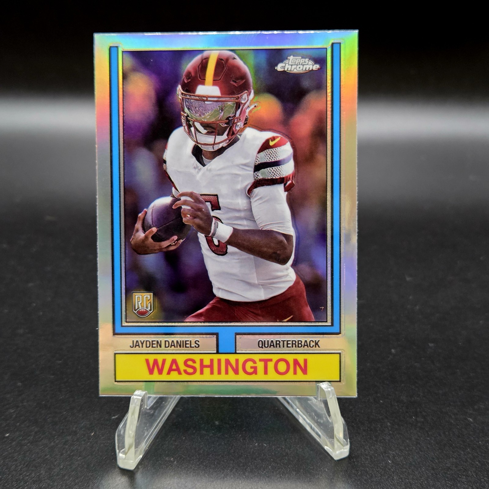 2024 Topps Chrome 1974 Throwback Jayden Daniels RC Refractor #74TF-2 Commanders 
