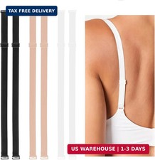 Women's Non-slip Bra Straps, 3 Pairs Adjustable Straps Elastic Bra Shoulder Stra