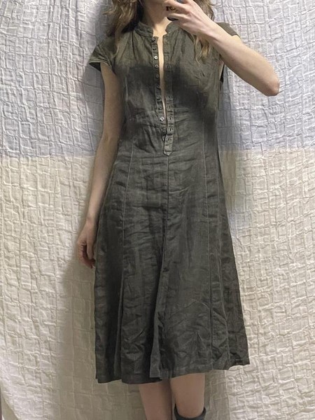 Women C.P. Company Dress Khaki 38 / M / 46