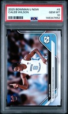 2025 BOWMAN U NOW #8 CALEB WILSON PSA 10