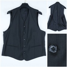 Mens Waistcoat Large Size US 42 Grey CANDA Formal Dress Vest