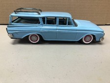 Vintage Bandai Tin Friction Rambler Station Wagon Japan - 7 1/2
