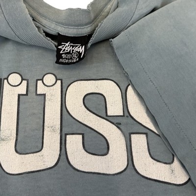 Vintage Stussy Burly Threads T-shirt Made in The USA 90s Sz XL