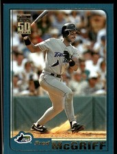 Fred McGriff 2001 Topps #110 Devil Rays MLB READ FREE SHIPPING AutographDen
