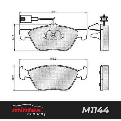 Mintex Racing MDB1951 M1144 High Performance Brake Pads