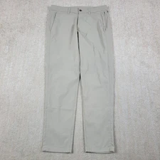Lululemon ABC Pants Mens 32x30 Beige Comission Slim Stretch Tech Office Work