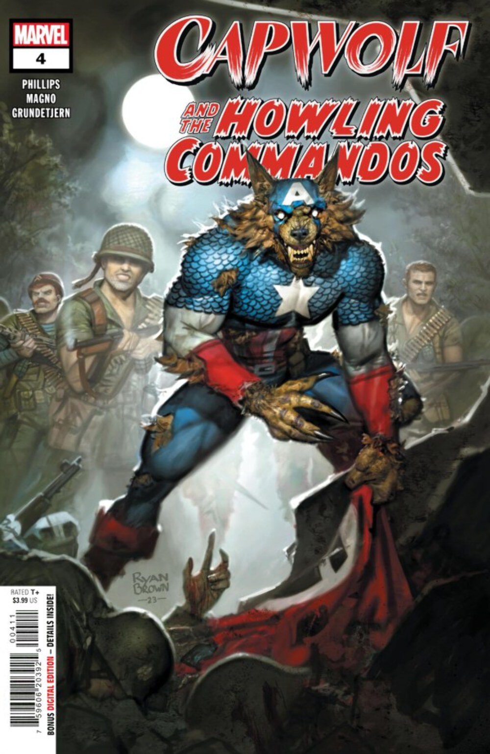 Capwolf & The Howling Commandos #4 Ryan Brown (01/17/24) | eBay