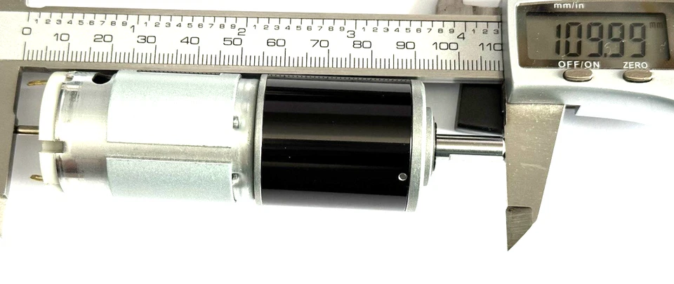 Elektro Getriebemotor 12 V Untersetzung 1:100 / 60 U /min für Modellbau (2062-1) - Bild 4 von 4