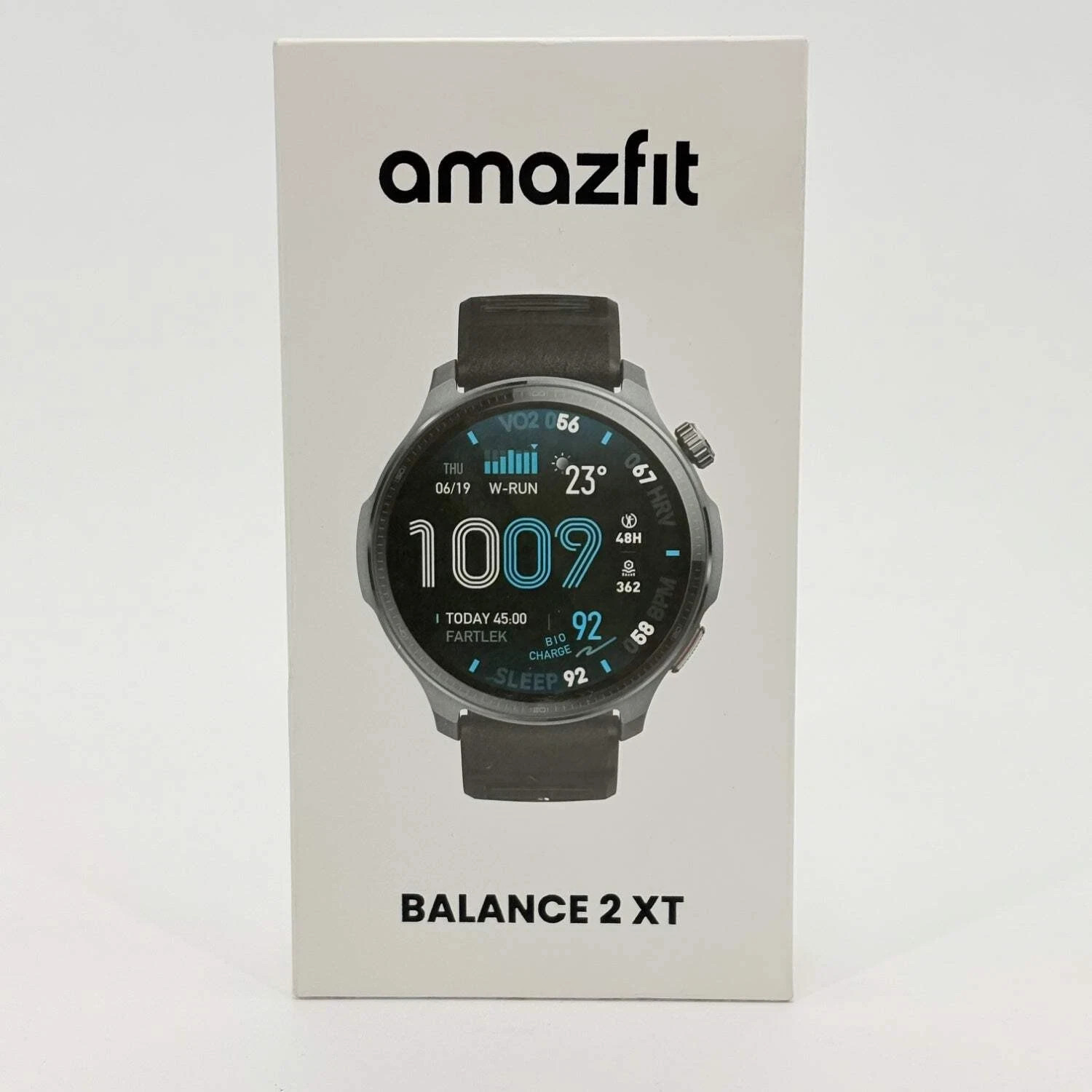 Amazfit - Balance 2 XT Smartwatch 47mm Silicone - Gray / Black - Sealed