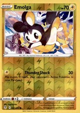 Emolga 057/203 Common Evolving Skies Pokemon Reverse Holo Near Mint