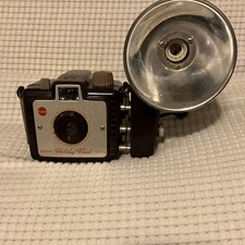 Kodak Brownie Holiday Flash Camera with Flash Unit Attachment, Nice Piece 