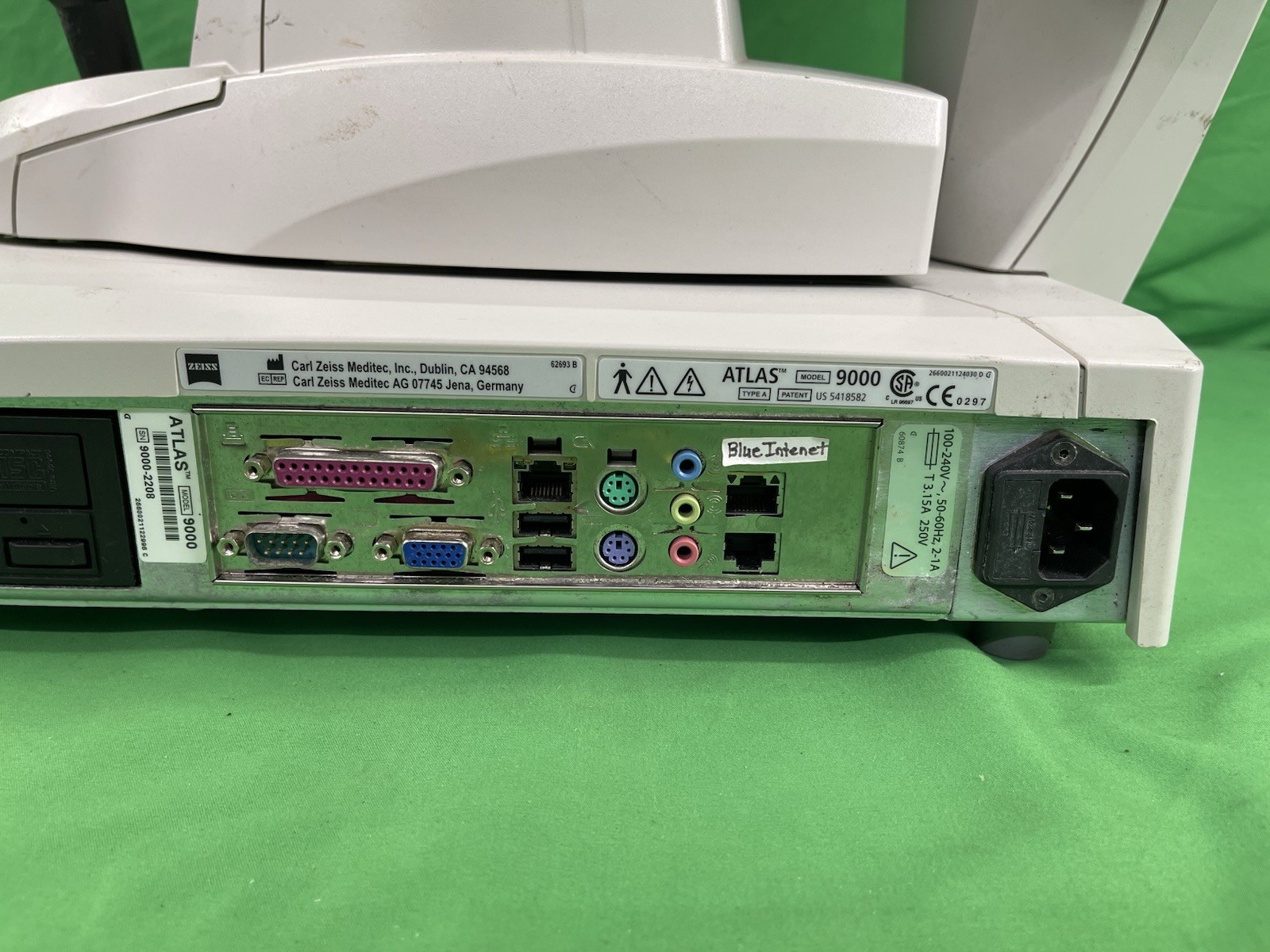 Zeiss Atlas 9000 Corneal Topographer System w/ Windows XP