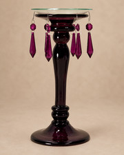 Candelabro de cristal de cristal