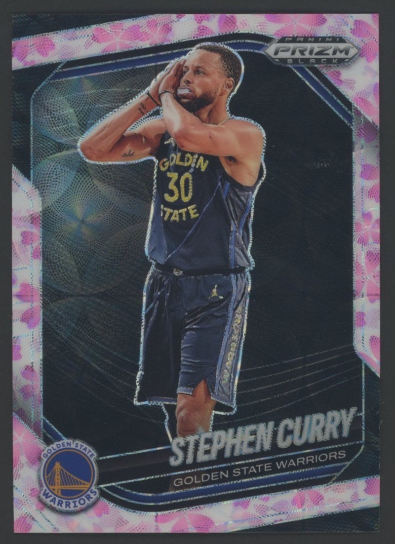 2024-25 Panini Prizm Black Choice Cherry Blossom #7 Stephen Curry Warriors 14/20